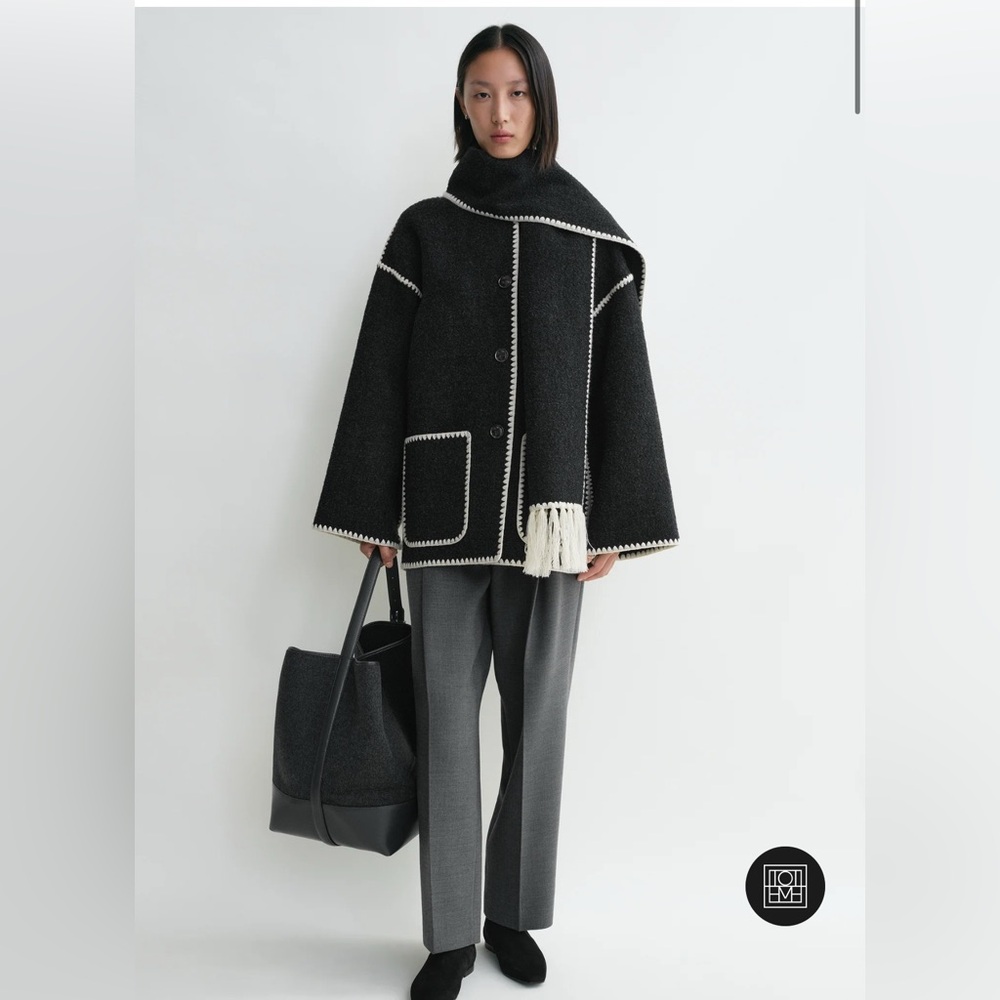 Toteme embroidered Scarf Jacket